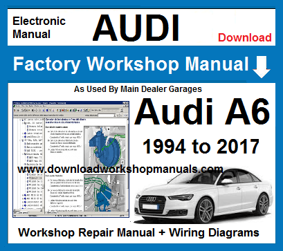 AUDI A6 1994 to 2017 PDF Workshop Service Repair Manual